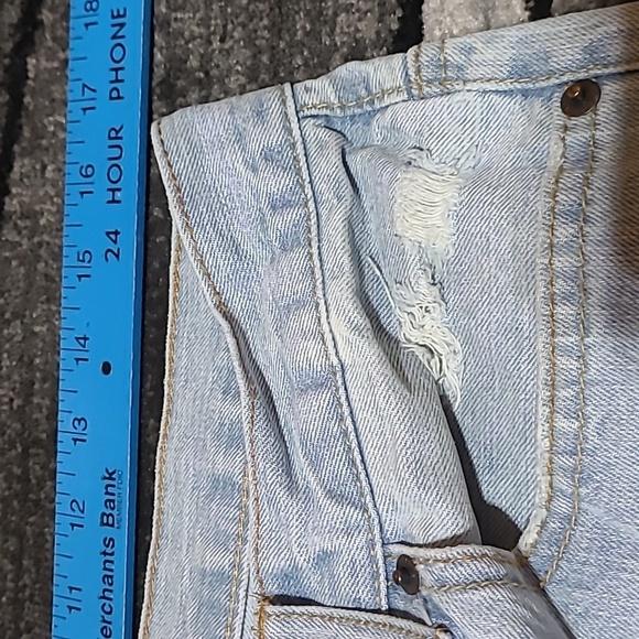 AER0POSTALE ESSEX STRAIGHT DISTRESSED DENIM JEAN - Picture 8 of 14